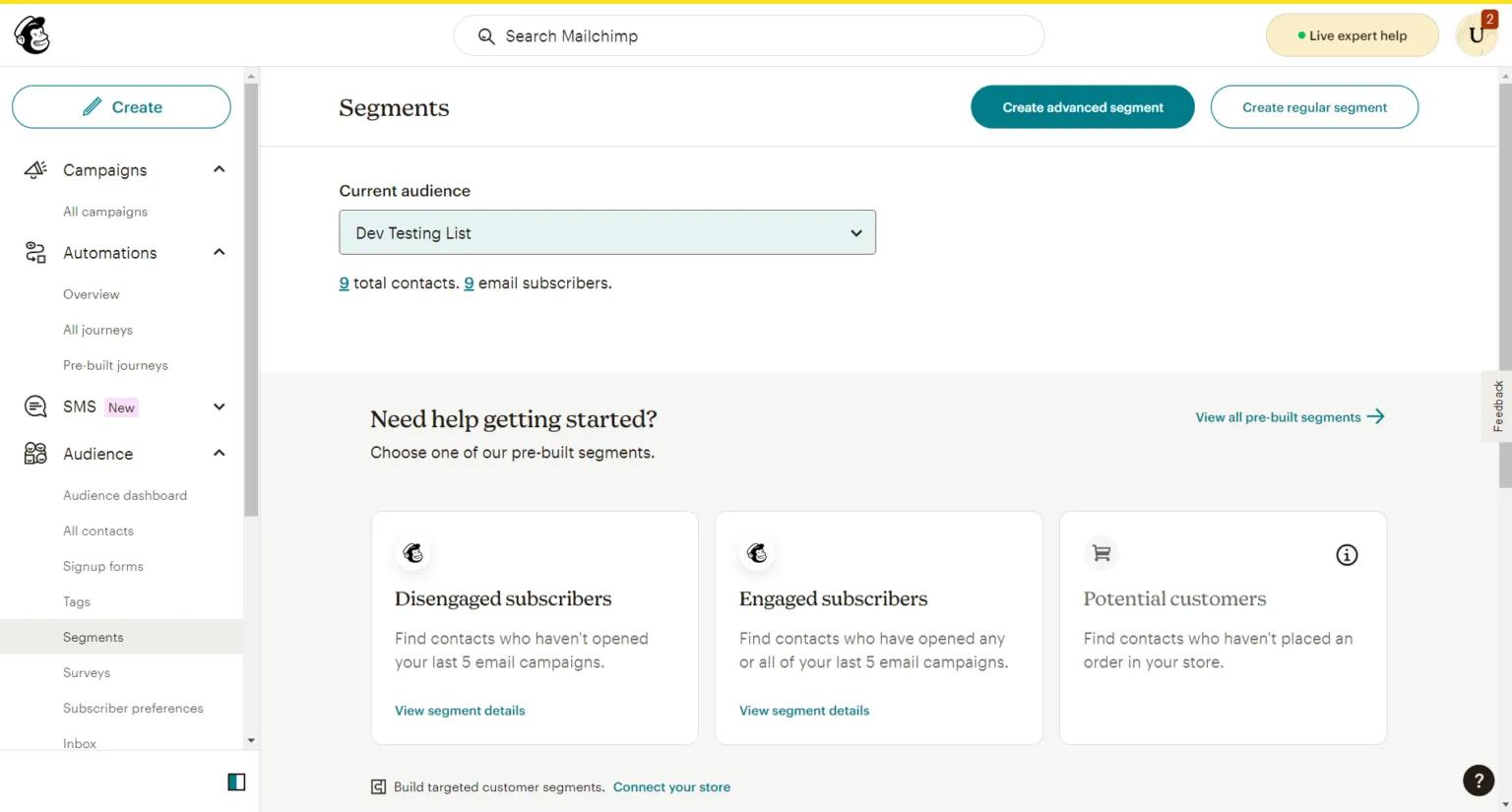 Step by Step Guide to create Segmentation