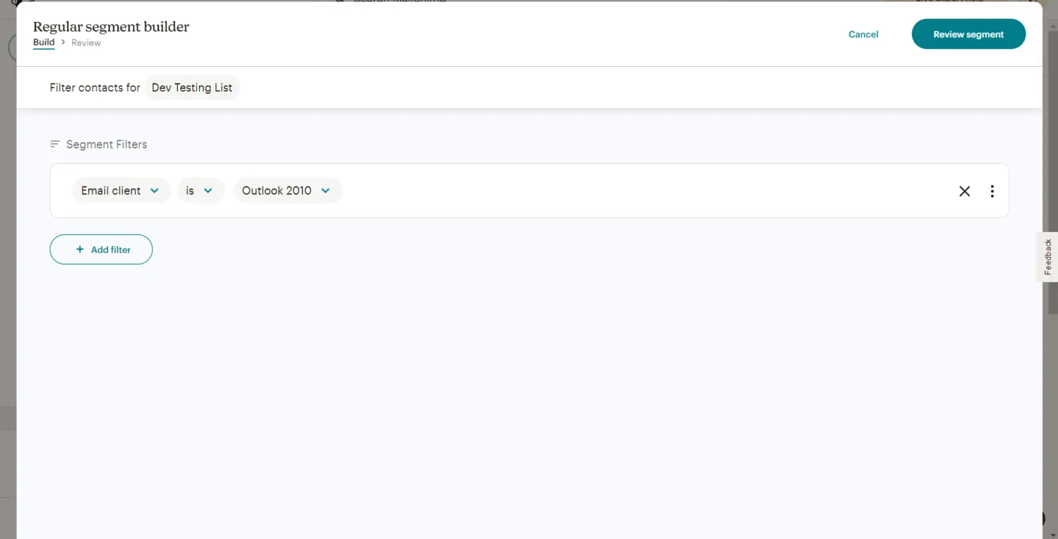 Step by Step Guide to create Segmentation