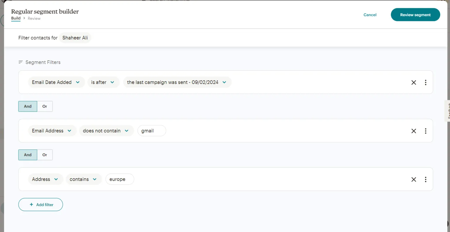 Step by Step Guide to create Segmentation